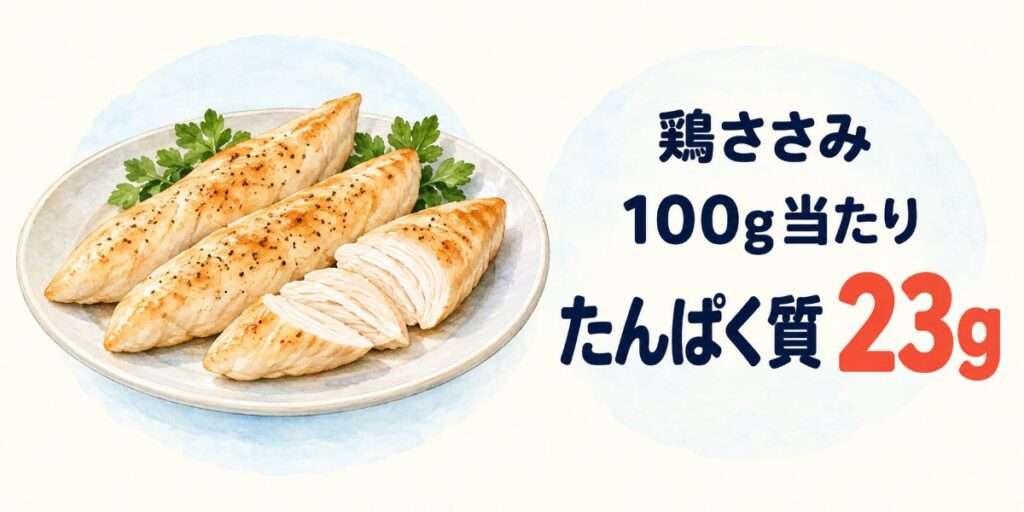 とりささみが高たんぱく食に使いやすい理由――低脂質だけではない便利な特徴