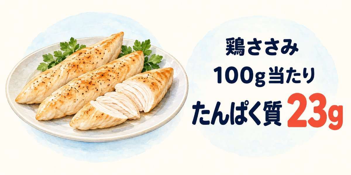 とりささみが高たんぱく食に使いやすい理由――低脂質だけではない便利な特徴