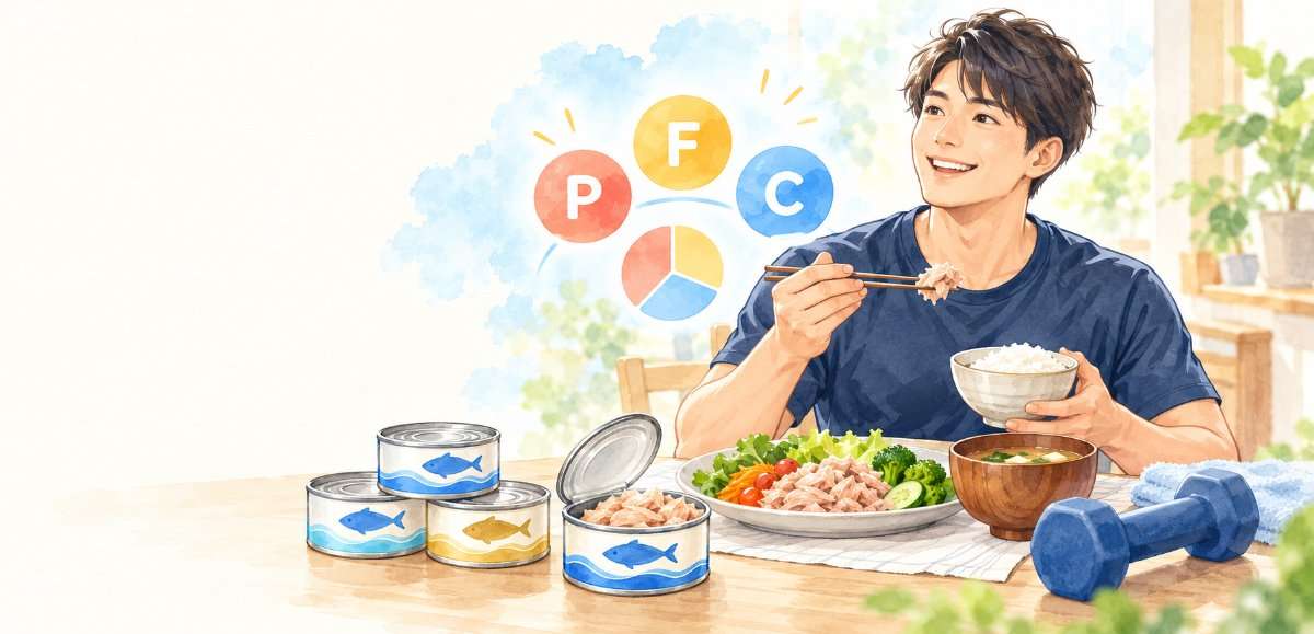 筋トレ中のPFCバランスとは？ 体重別の計算方法とツナ缶の選び方